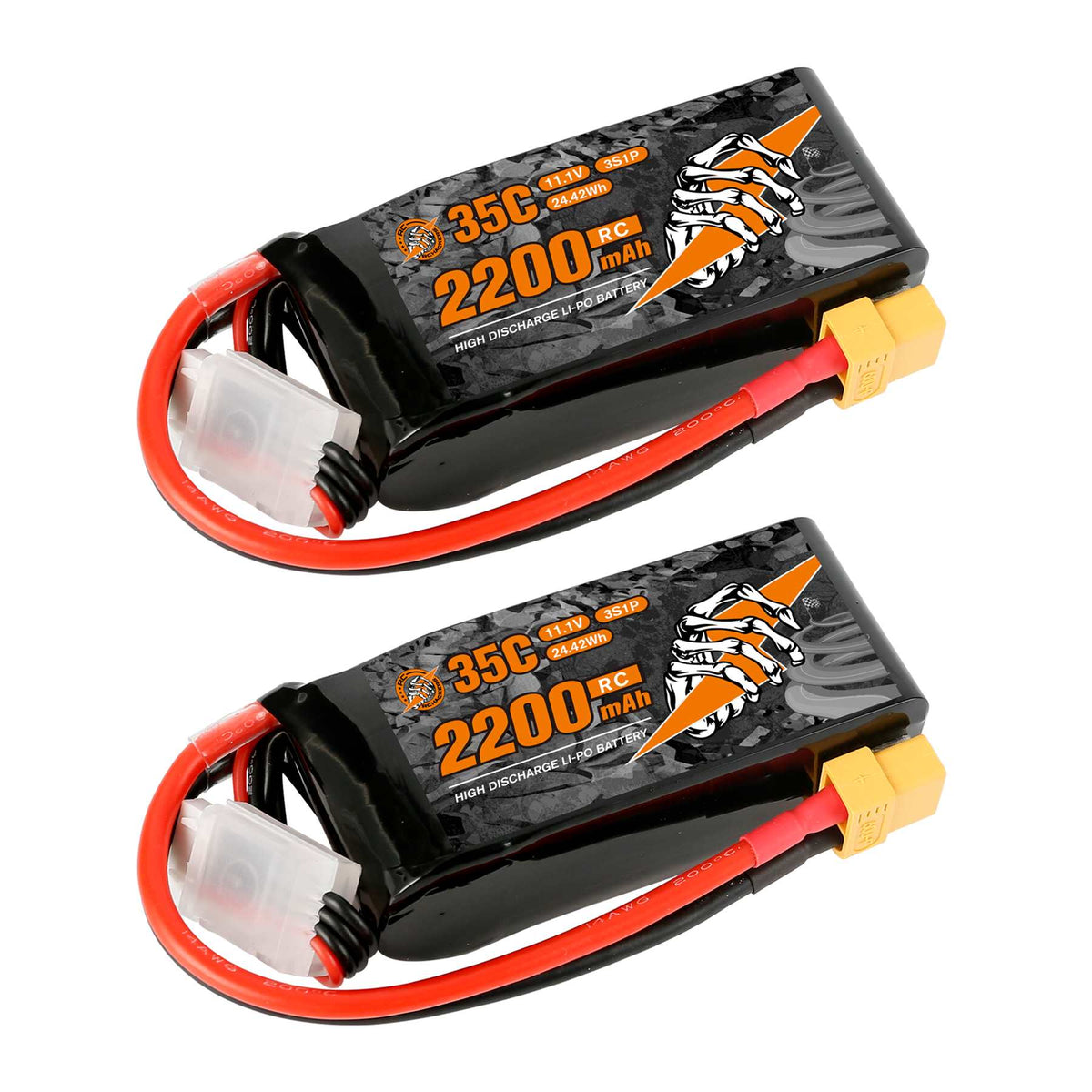 Batterie LiPo 3S LemonRC 1600mah - 11,1V (35C) XT60